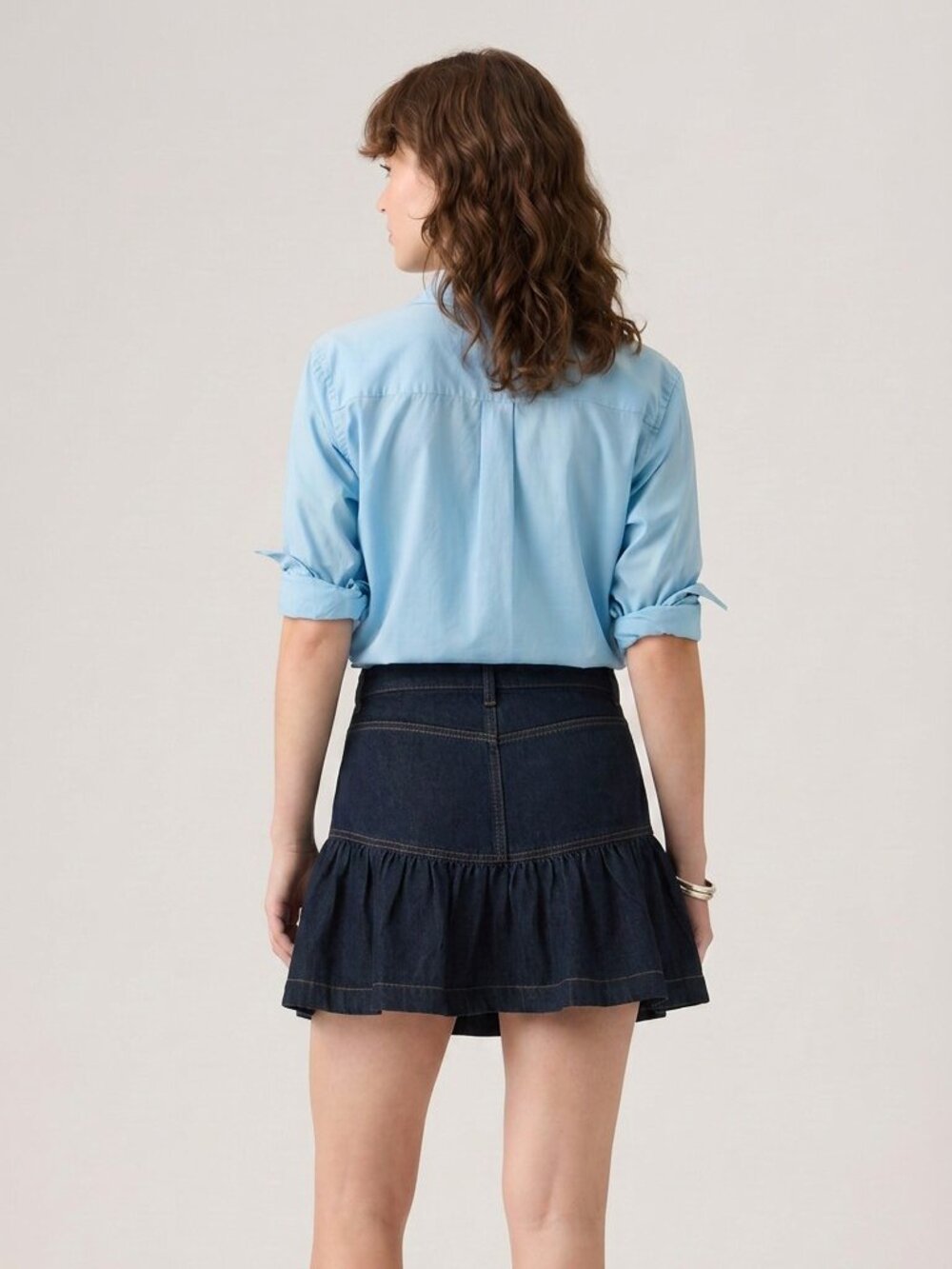 Divided Blue Denim Miniskirt